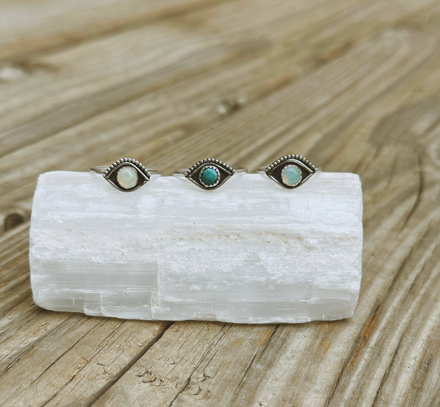 Evil Eye Stacker Turquoise