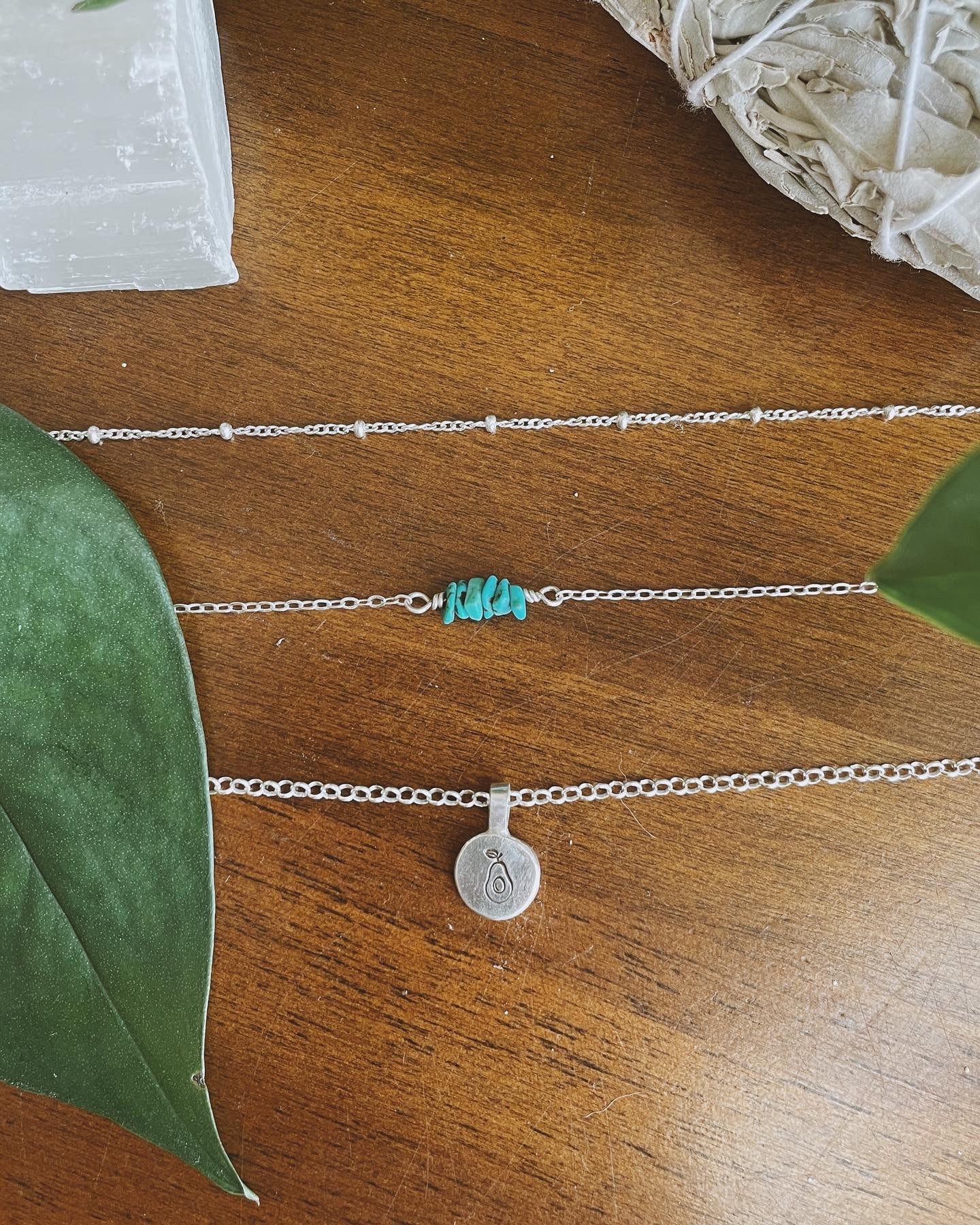 Turquoise Chip Necklace