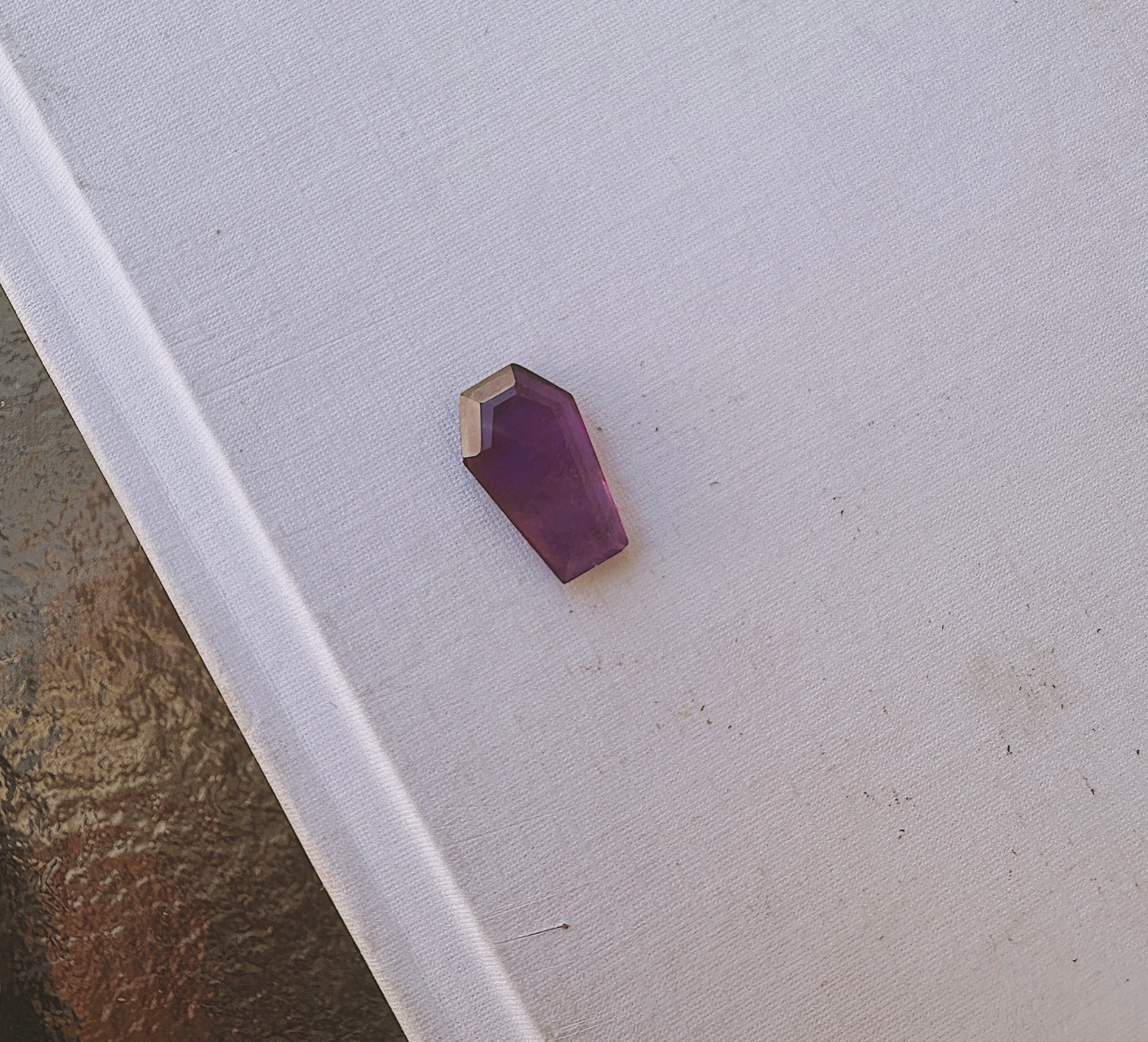 Amethyst Coffin Ring "MTO"