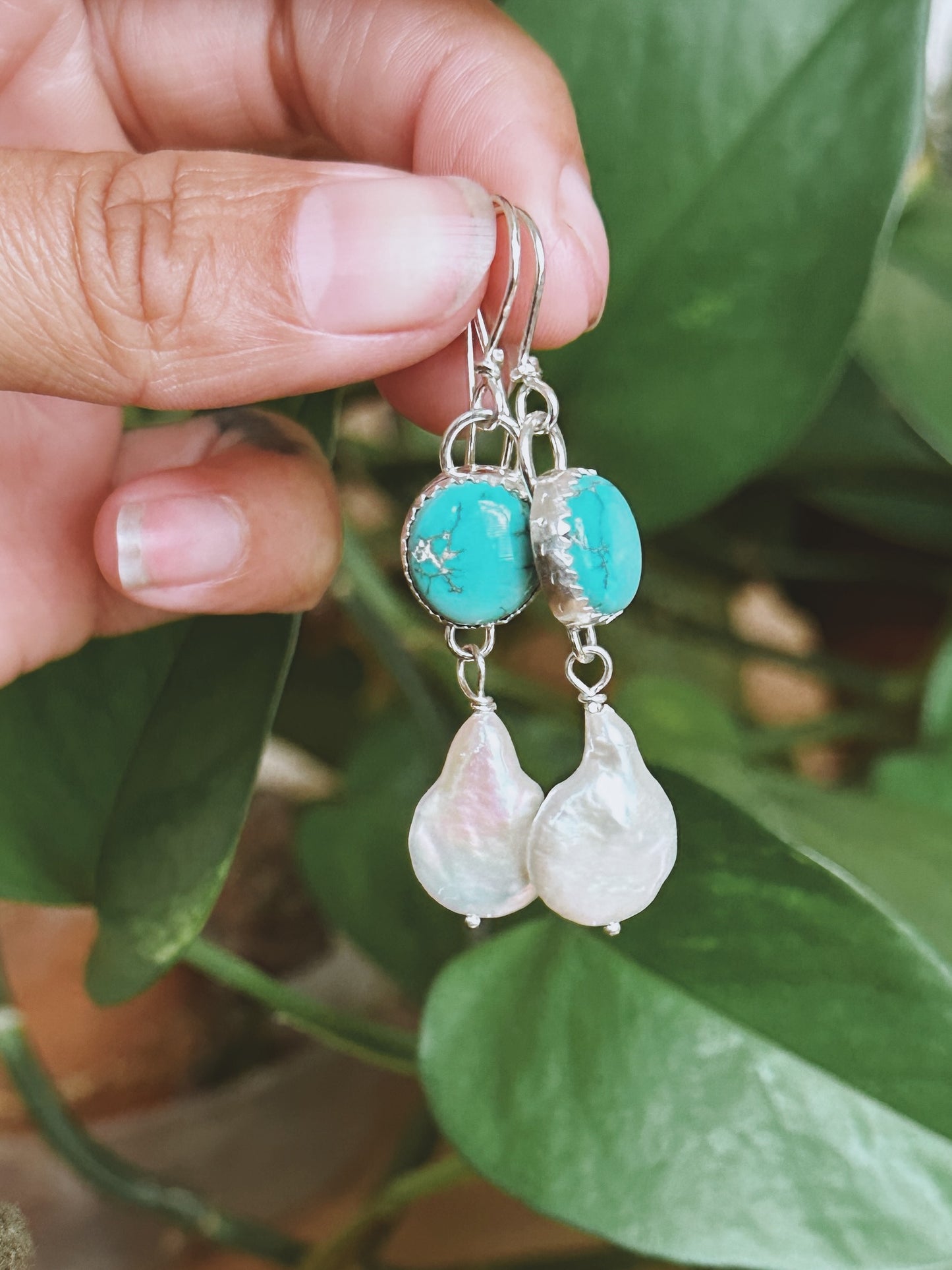 Turquoise + Pearls