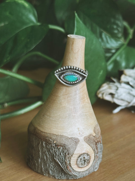 Evil Eye Opal Ring