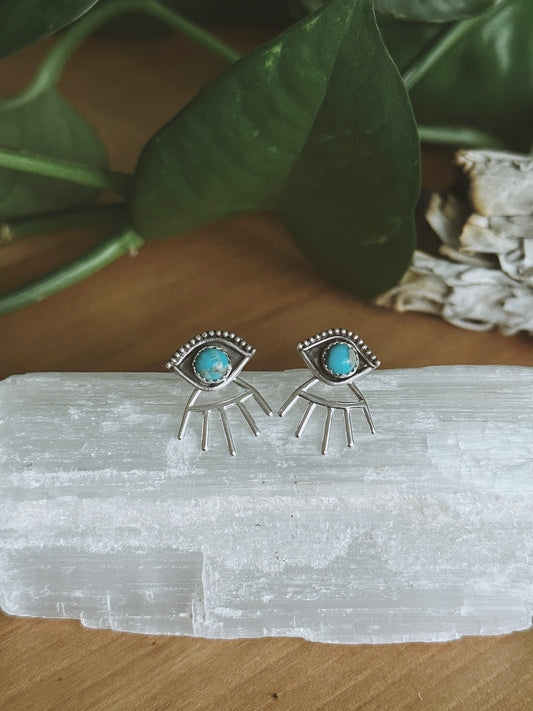 Evil Eye Studs 2 in 1