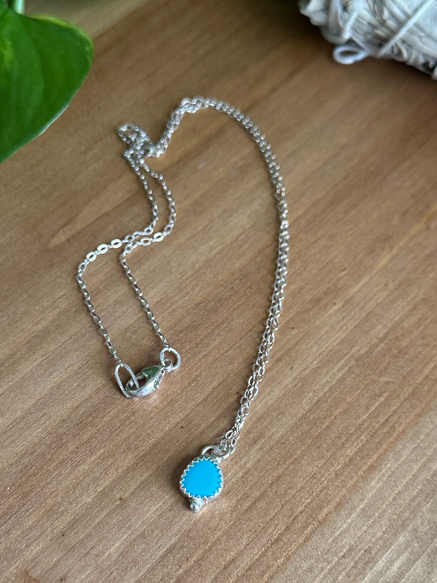 Dainty Turquoise Necklace