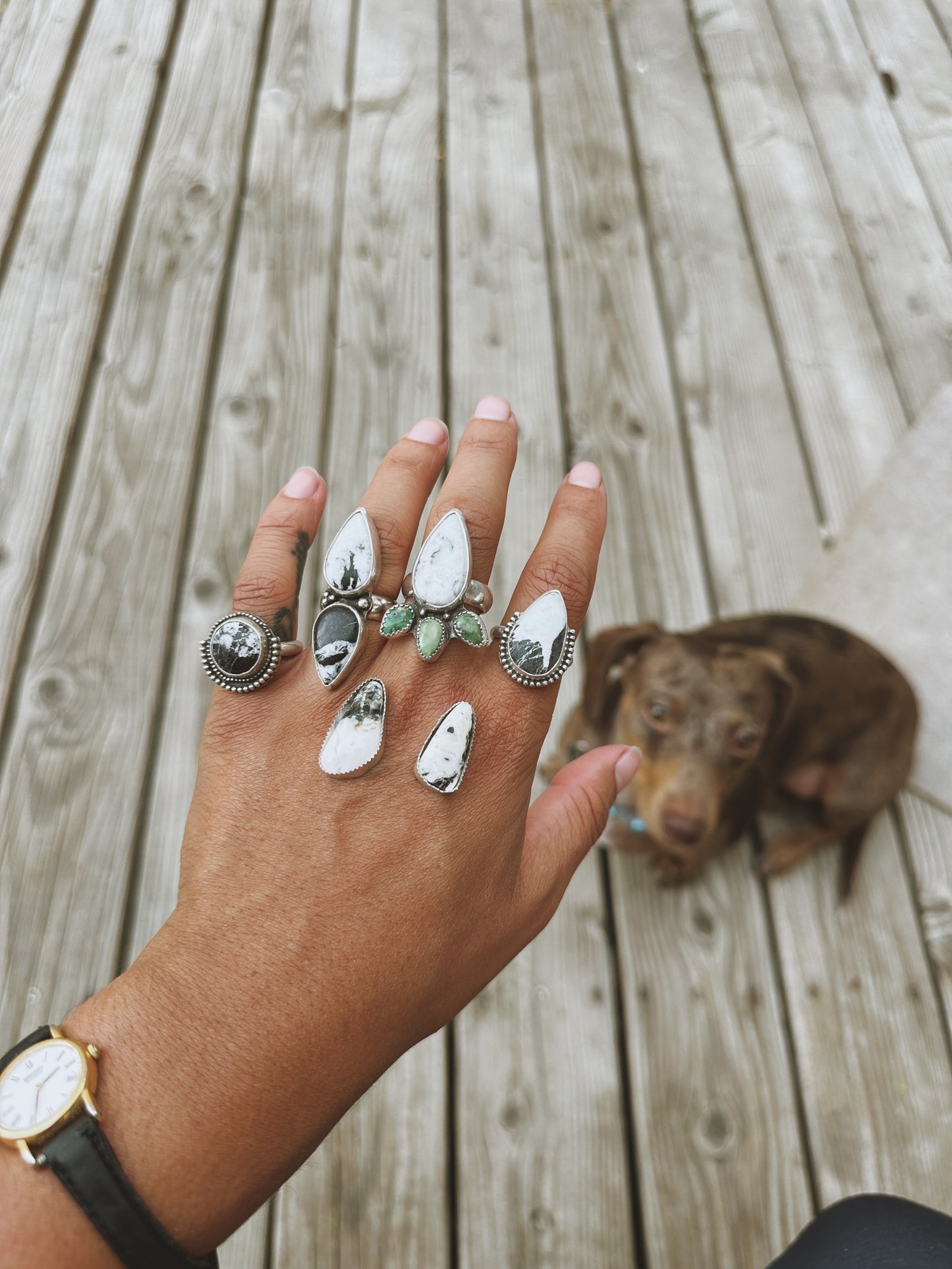 Peacock Ring